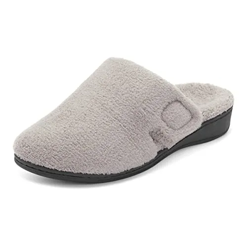 10000148051 VIONIC WOMEN'S INDULGE GEMMA SLIPPER - LIGHT GRAY - SIZE 9 - Like New