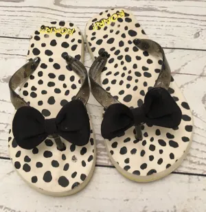 12-13 Animal Print Flip Flops H&M
