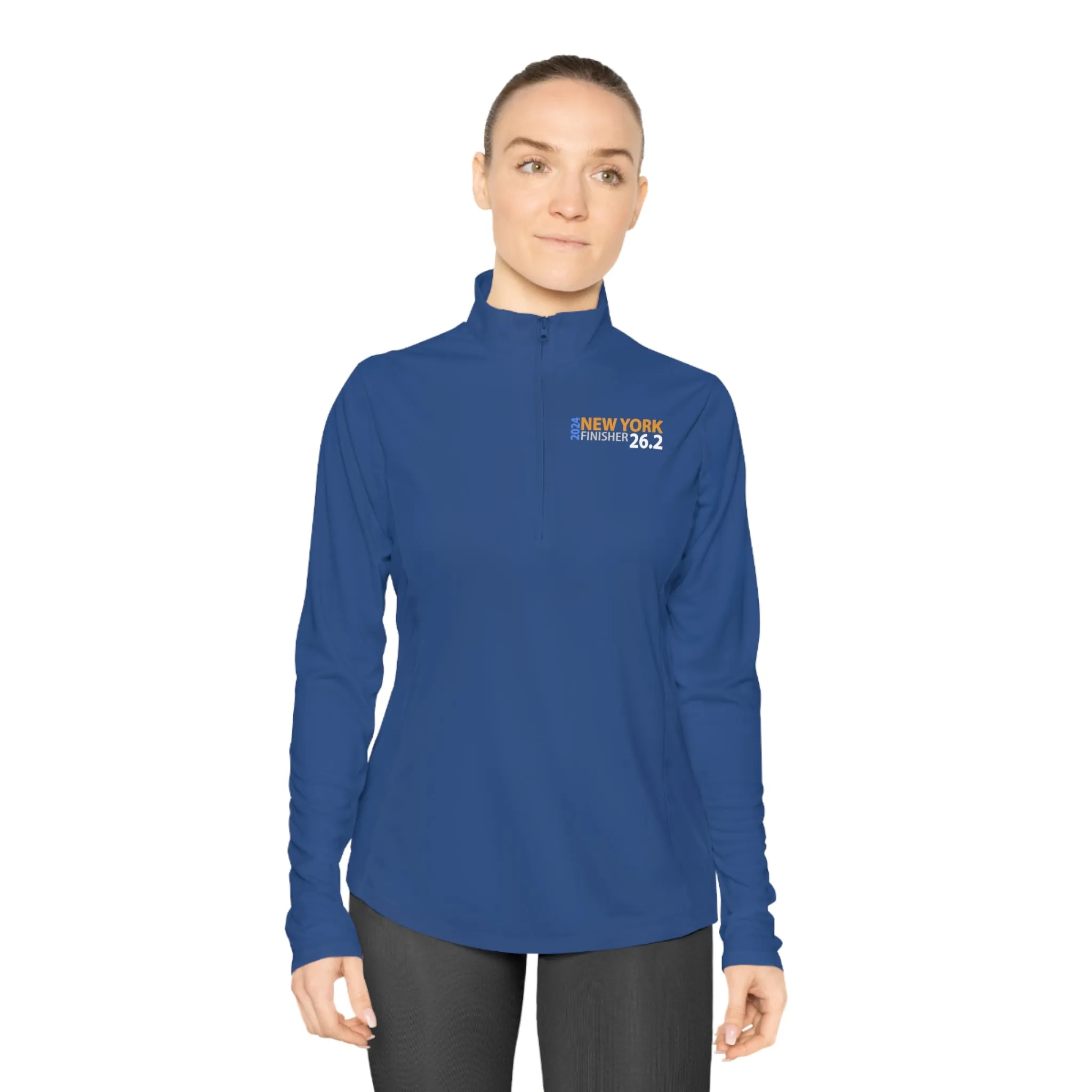 2024 NYC Finisher Ladies Quarter-Zip Pullover- Please check size chart