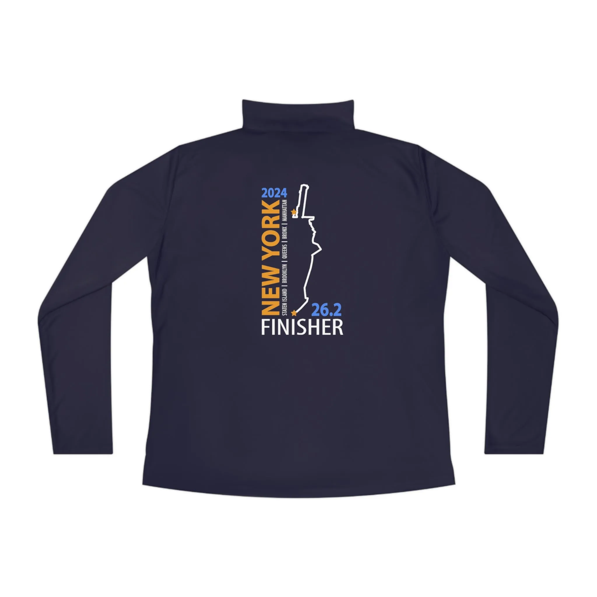 2024 NYC Finisher Ladies Quarter-Zip Pullover- Please check size chart