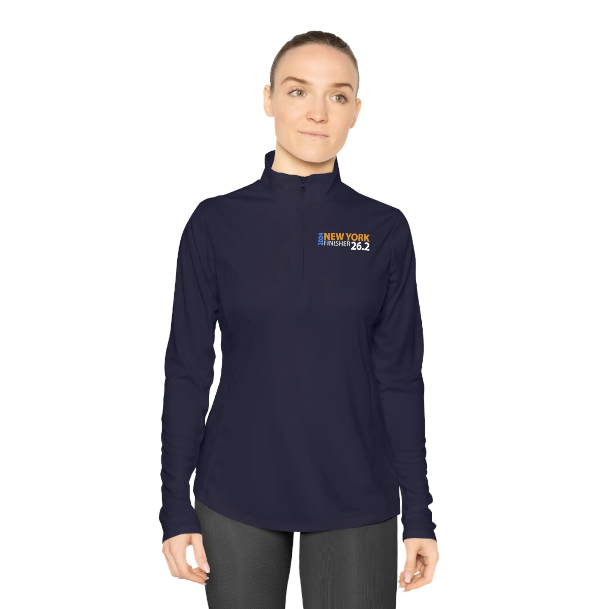 2024 NYC Finisher Ladies Quarter-Zip Pullover- Please check size chart