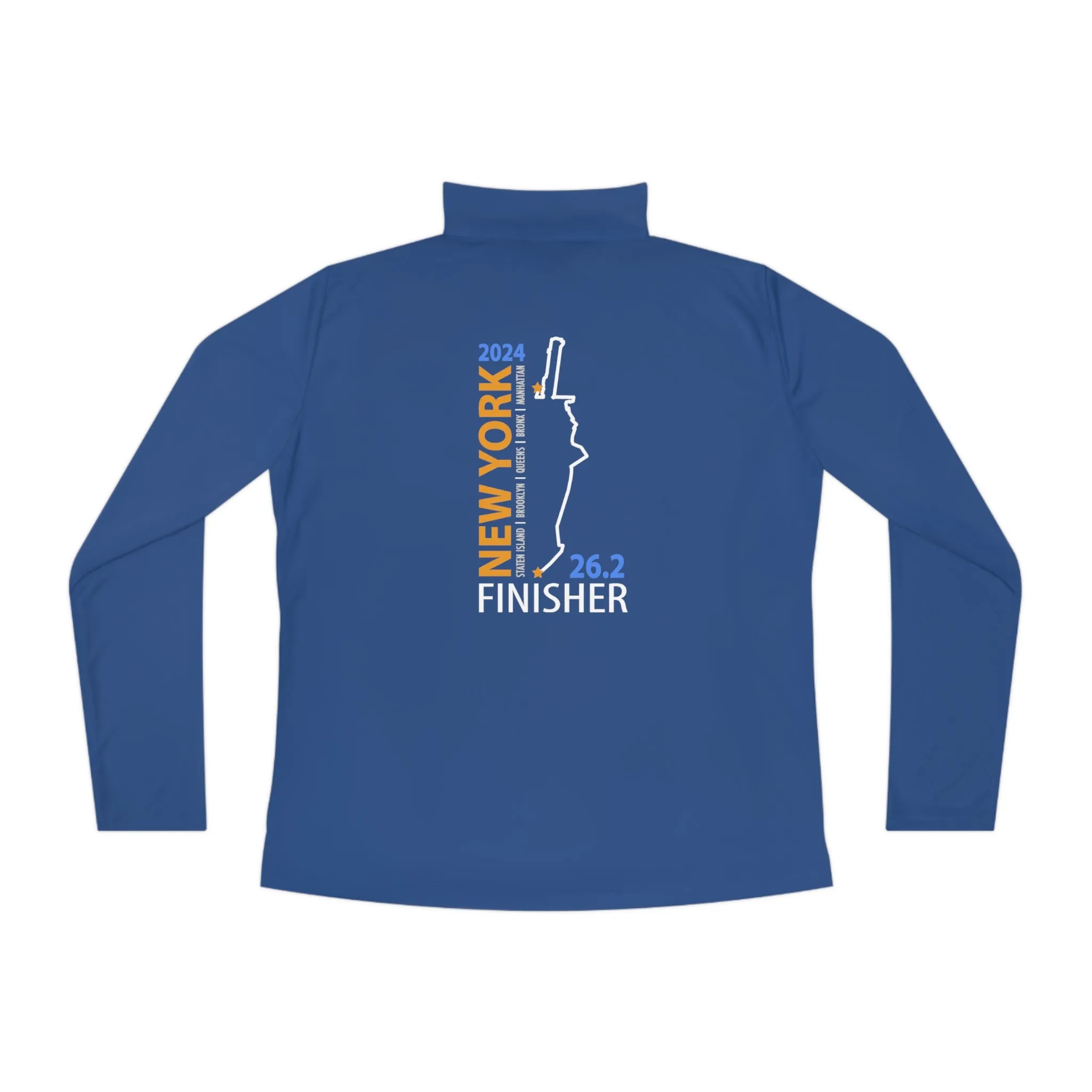 2024 NYC Finisher Ladies Quarter-Zip Pullover- Please check size chart