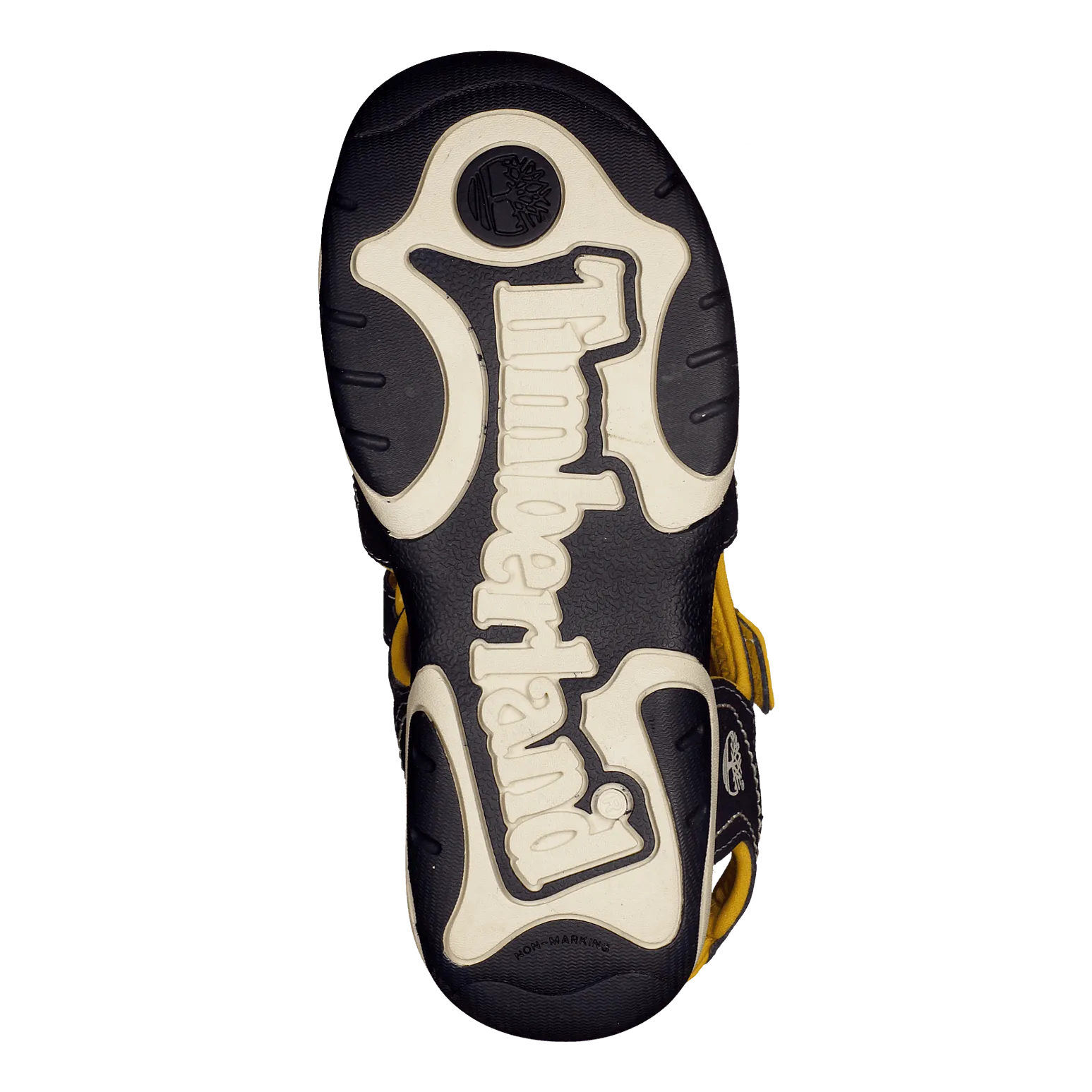 Adventure 2-strap sandal Navy/Yellow