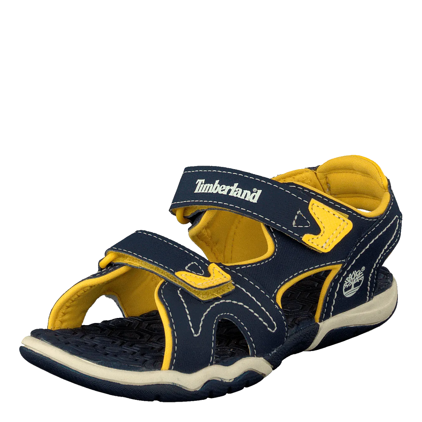 Adventure 2-strap sandal Navy/Yellow