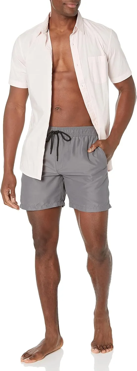 Amazon Essentials Men's 7" Quick-Dry Swim Trunk