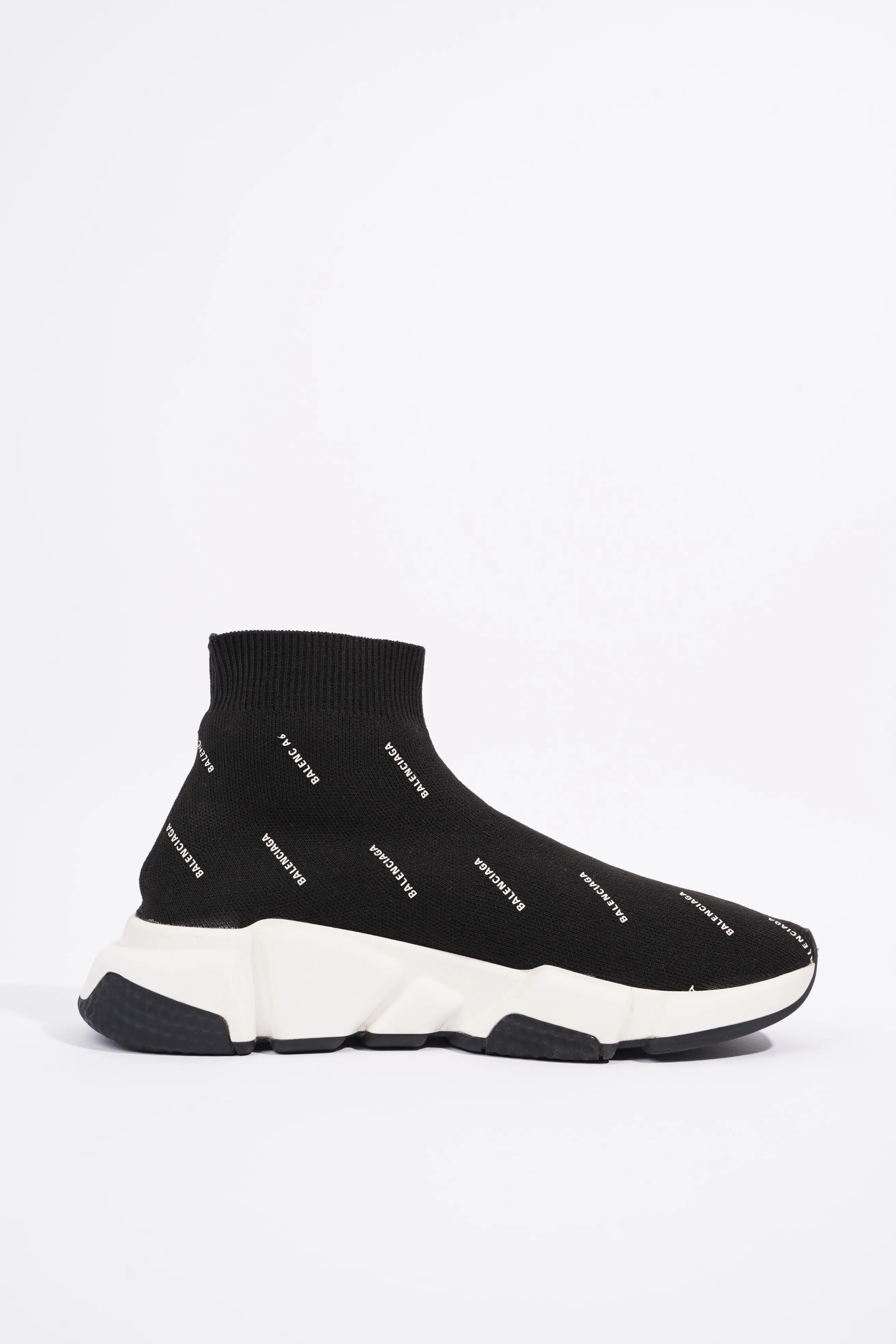 Balenciaga Womens Speed Black Printed All Over EU 37 / UK 4