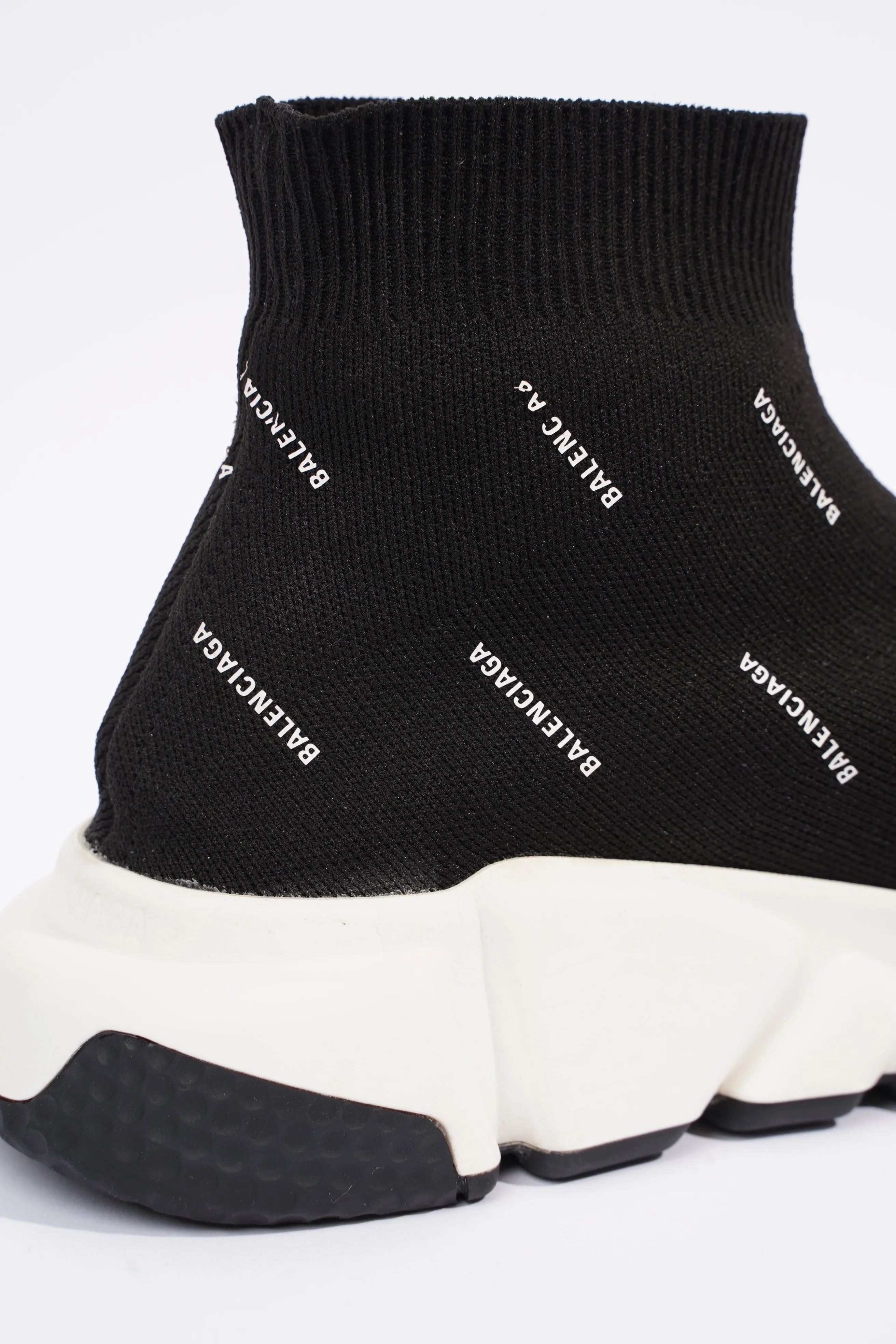 Balenciaga Womens Speed Black Printed All Over EU 37 / UK 4