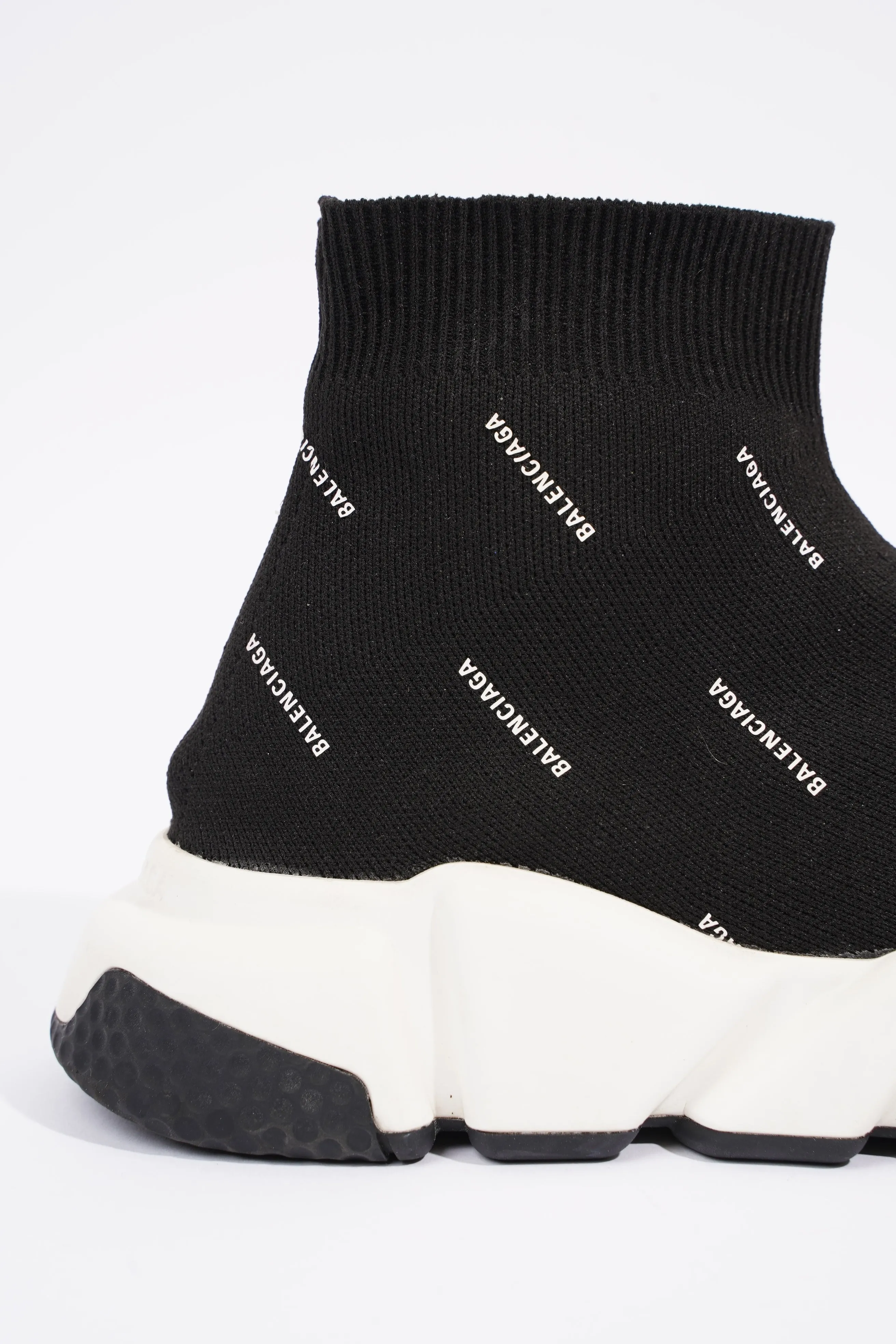 Balenciaga Womens Speed Black Printed All Over EU 37 / UK 4