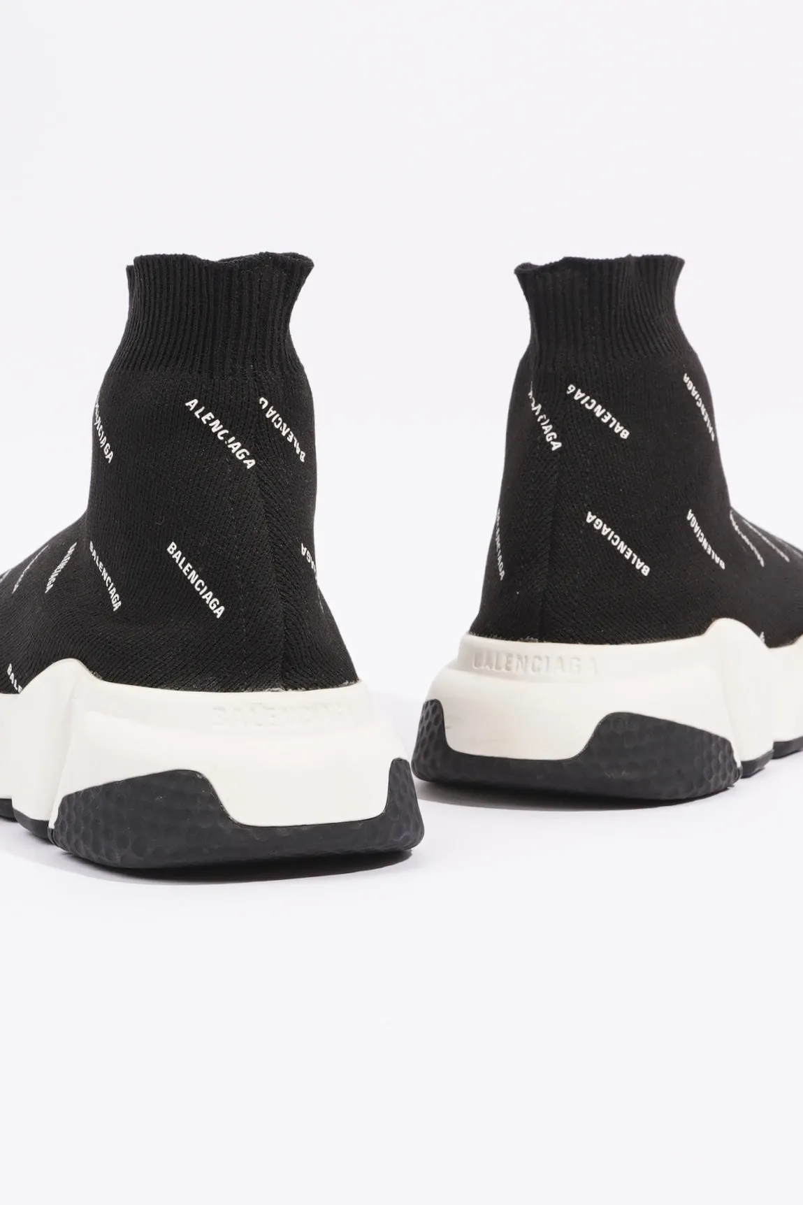 Balenciaga Womens Speed Black Printed All Over EU 37 / UK 4