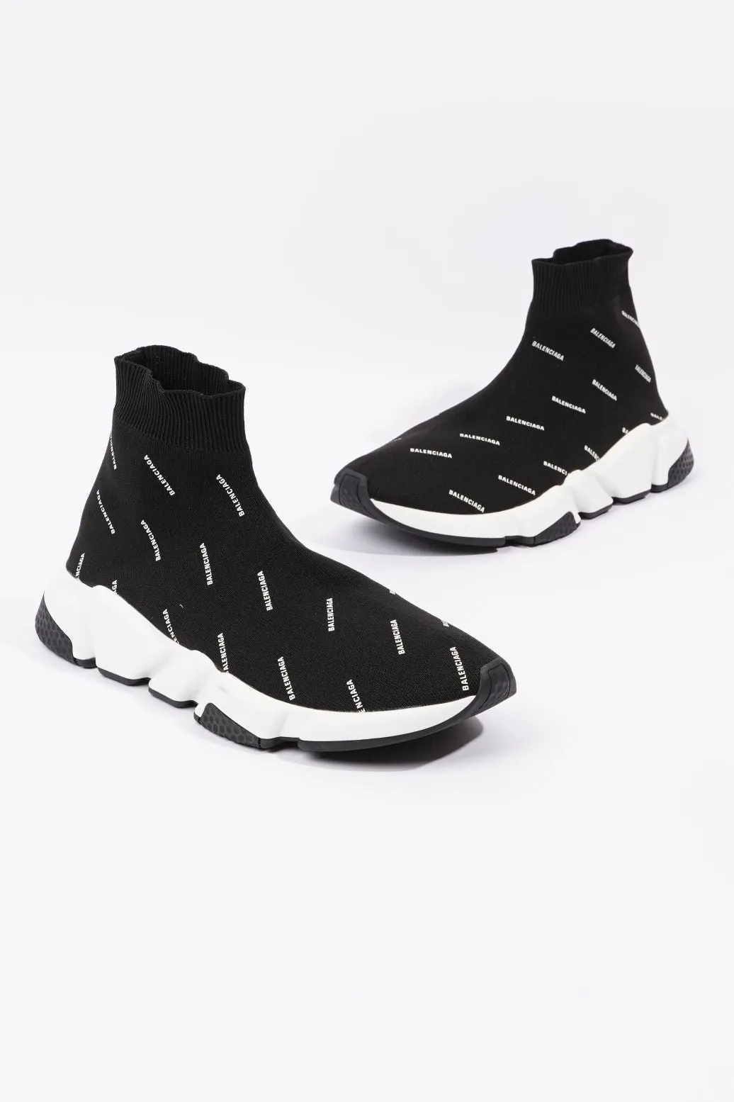 Balenciaga Womens Speed Print All Over Black EU 41 / UK 8