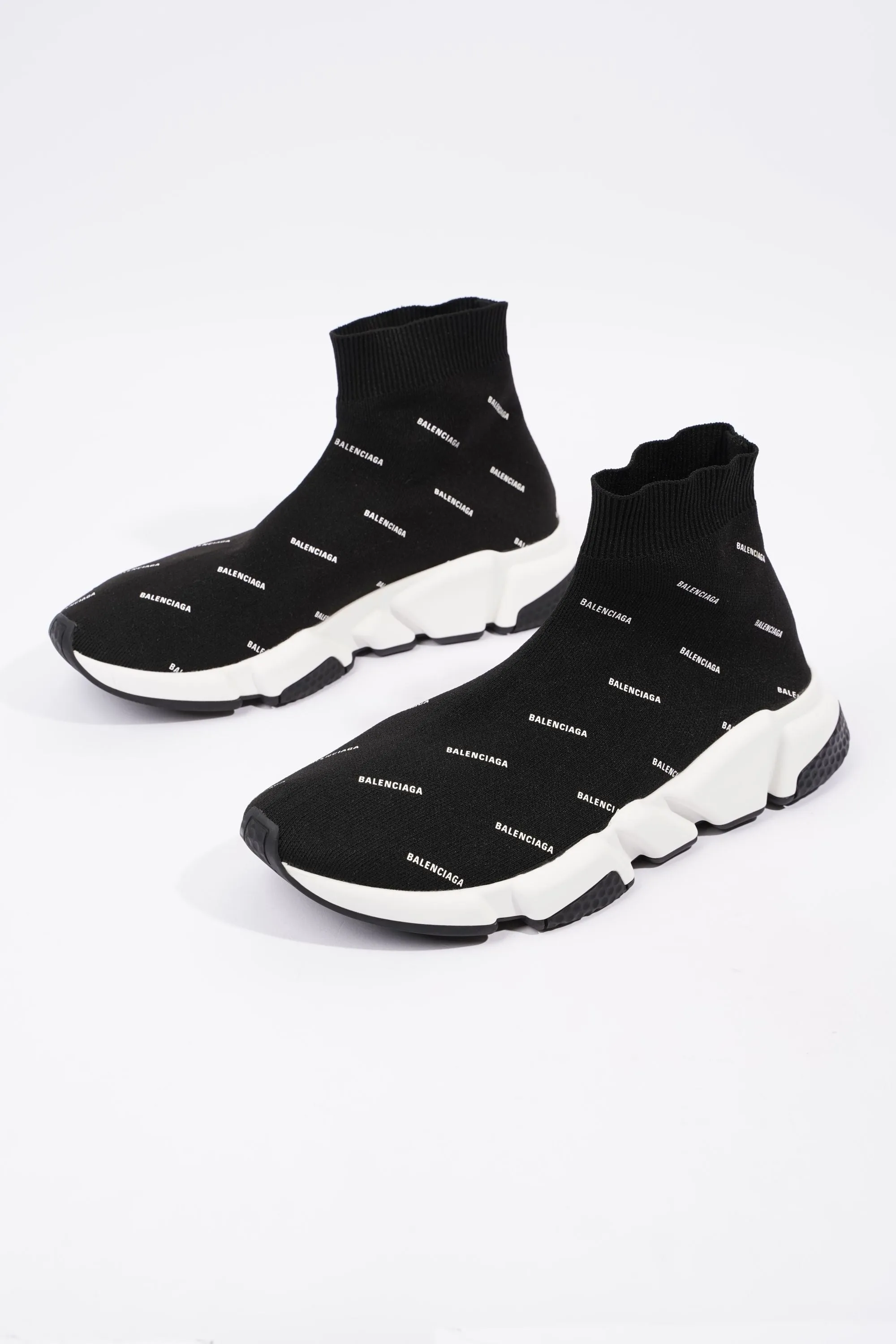 Balenciaga Womens Speed Print All Over Black EU 41 / UK 8