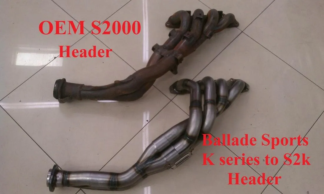 Ballade Sports K-Series to S2k Exhaust Manifold / Header