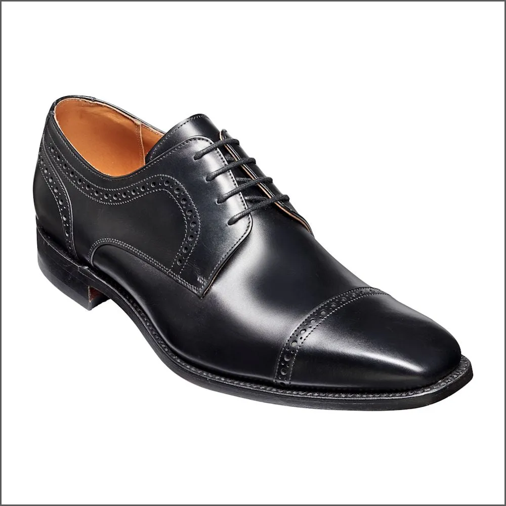Barker Leo Black Calf Derby Shoe@