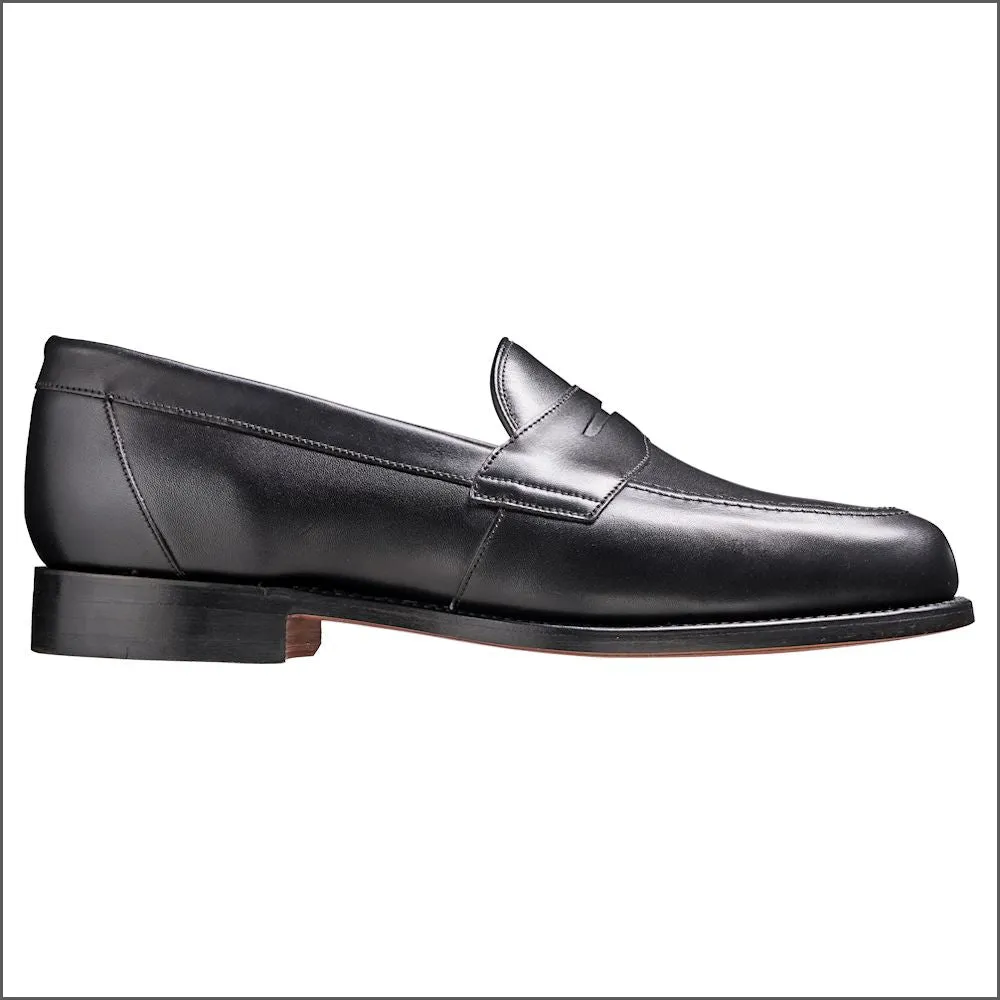 Barker Portsmouth - Black Calf Loafer@