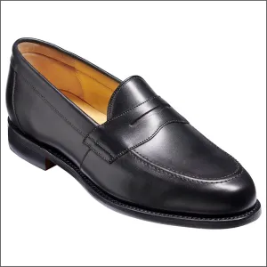 Barker Portsmouth - Black Calf Loafer@