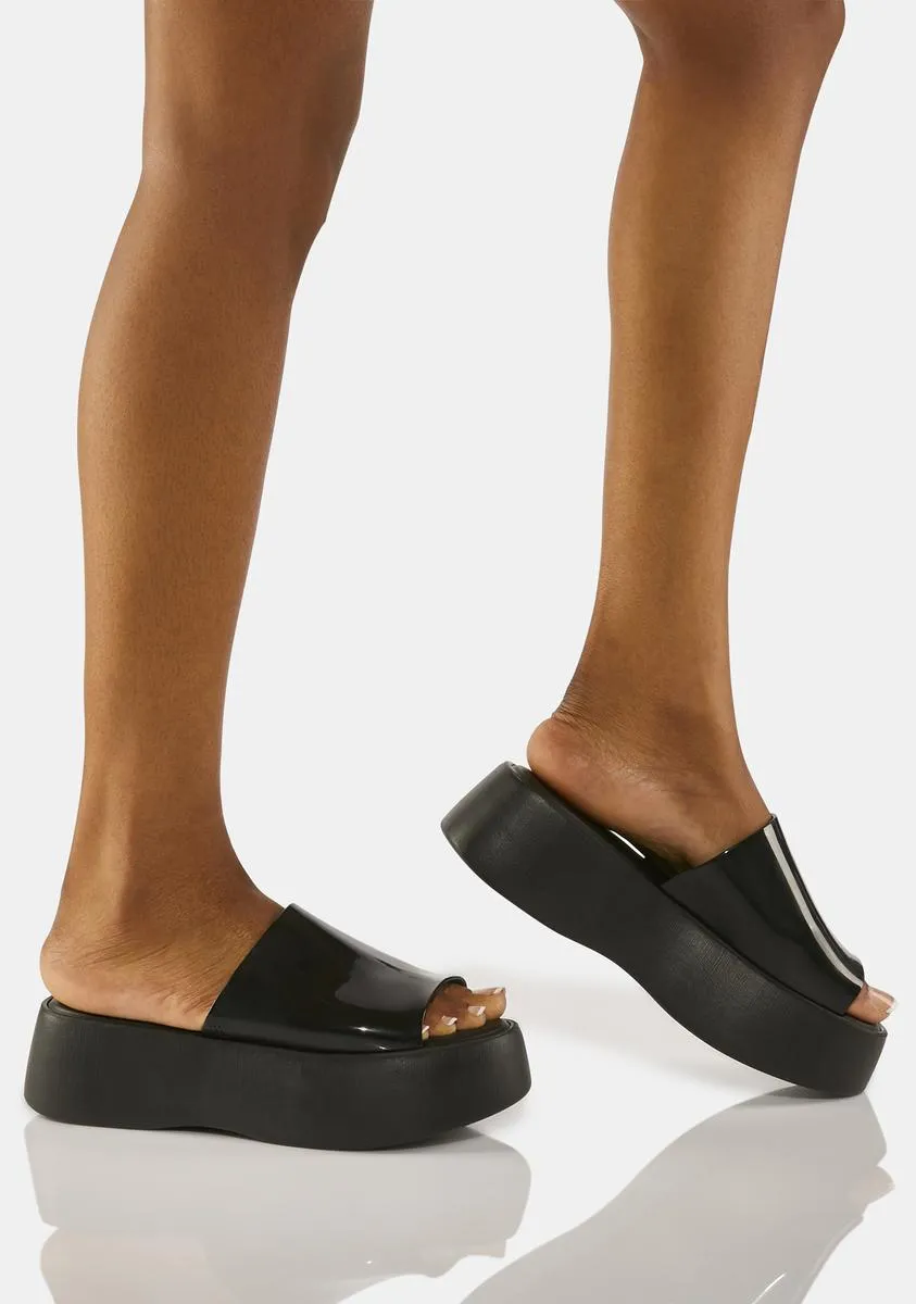 Becky Platform Slide Sandals