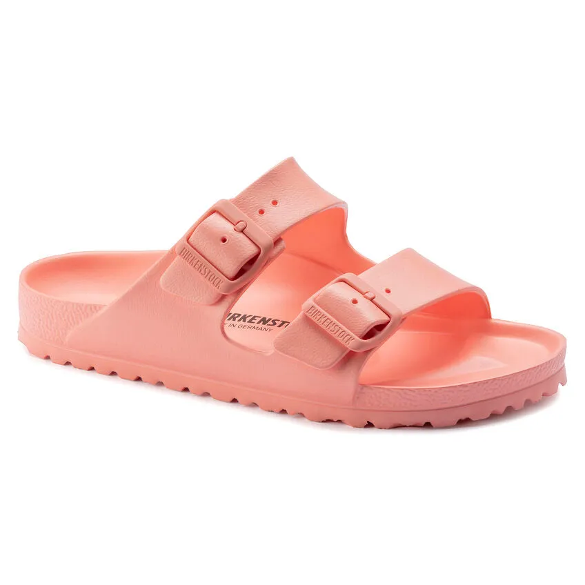 Birkenstock Arizona Essentials EVA in Elem Blue, Eggshell, Surf Green,  Peach, Black & White Available in Narrow Widths