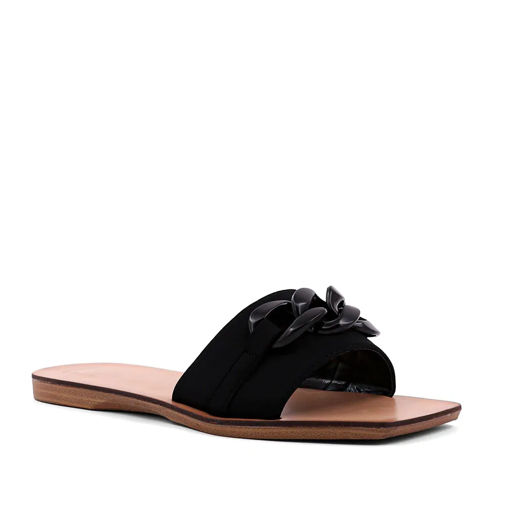Black Chain Dilia Sandal