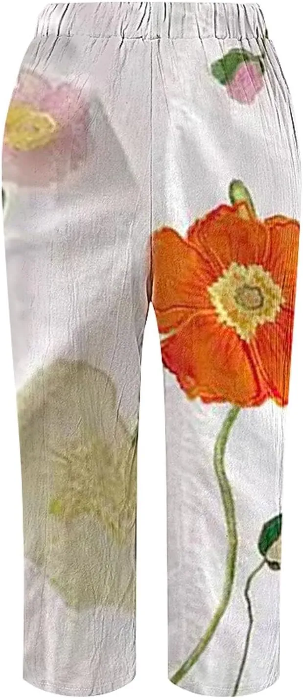 Black Leggings Women Casual Drawstring Pants High Waisted Drawstring Lounge Pants Cotton Linen Pants Women