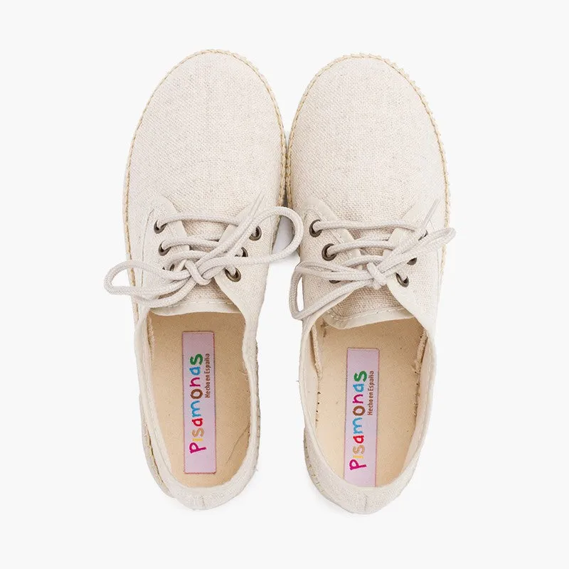 Blucher Linen Sole Espadrille