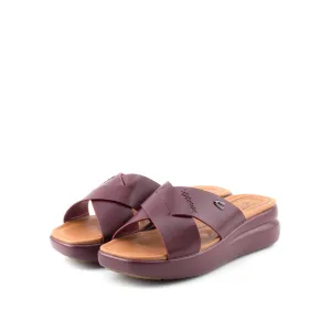 camel active Women Victoria 1 Cross-Strap Sandals -782402-YR01SV-29-MAROON