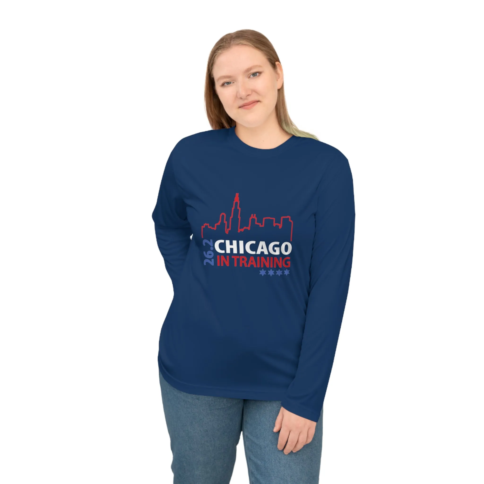 Chicago 26.2 in training Unisex Performance Long Sleeve Shirt