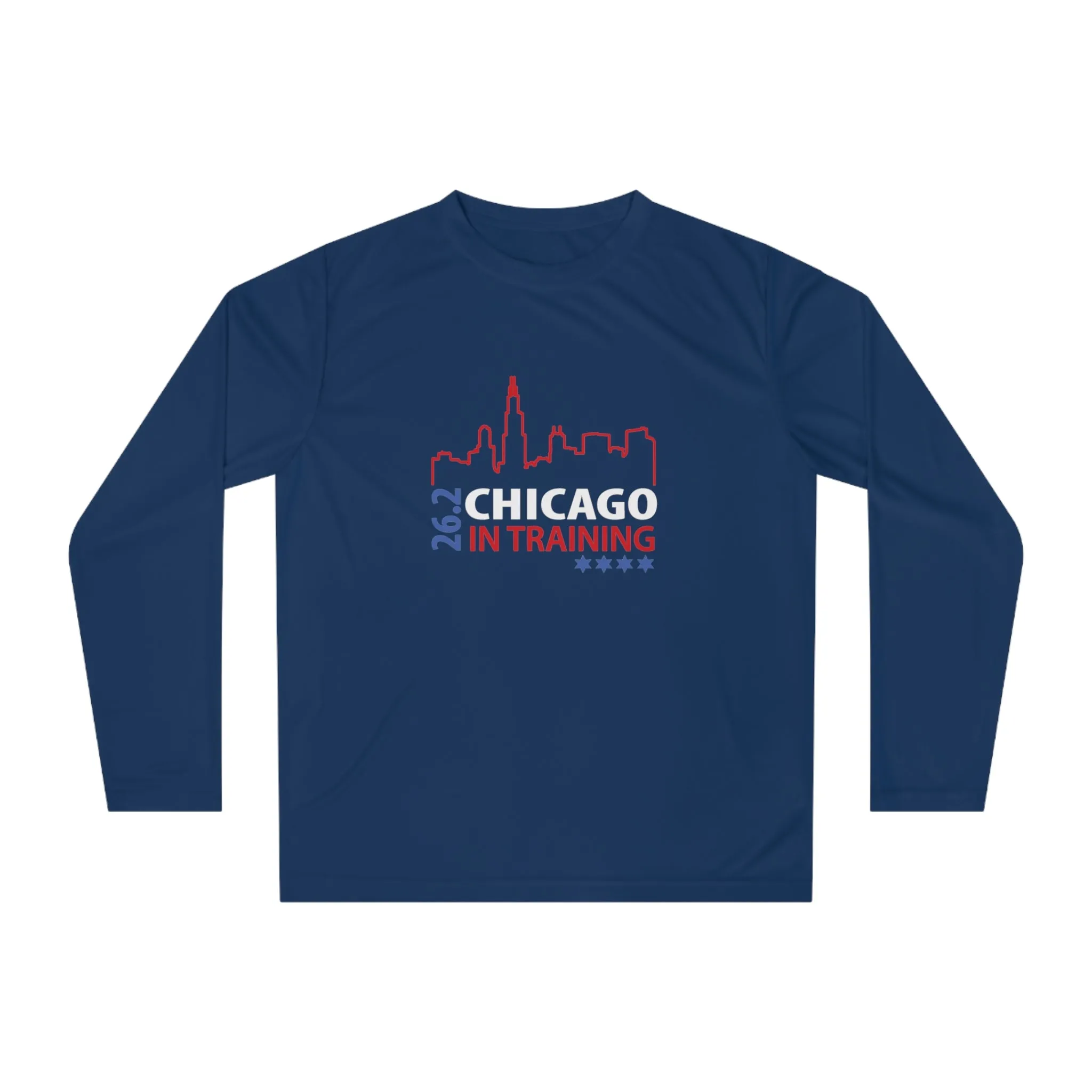 Chicago 26.2 in training Unisex Performance Long Sleeve Shirt