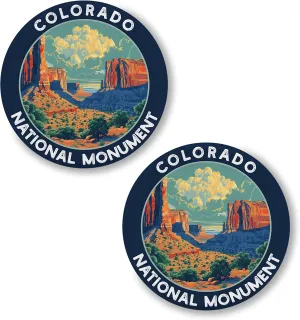 Colorado National Monument Colorado Pin Button 2.25 inch 2-Pack  Pinback Button for Jeans Pants Shirt Backpack  Pins for Clothes Hat Cap ID45000