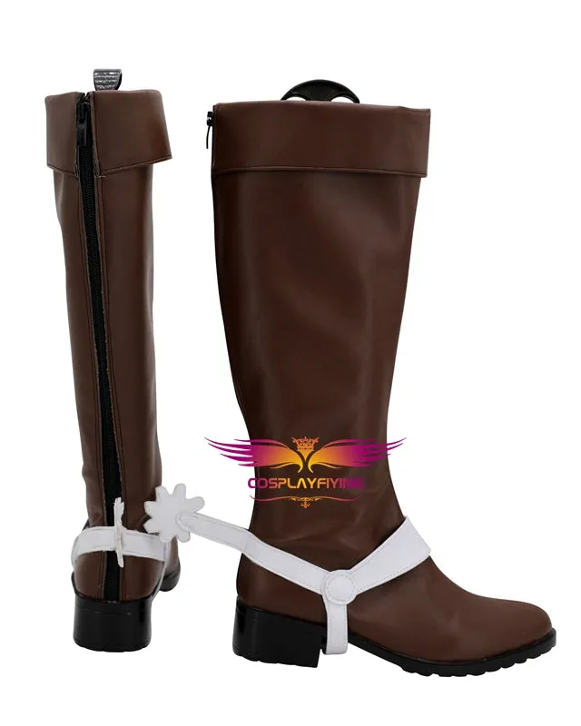 Comics Anime JoJo's Bizarre Adventure Diego Brando Cosplay Shoes Boots Custom Made for Adult Men and Women Halloween Carnival