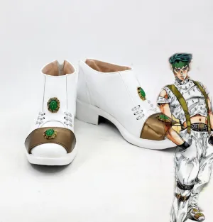 Comics Anime JoJo's Bizarre Adventure Rohan Kishibe Cosplay Shoes Boots Custom Made for Adult Men and Women Halloween Carnival