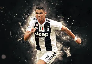 Cristiano Ronaldo- Juventus - Art Poster