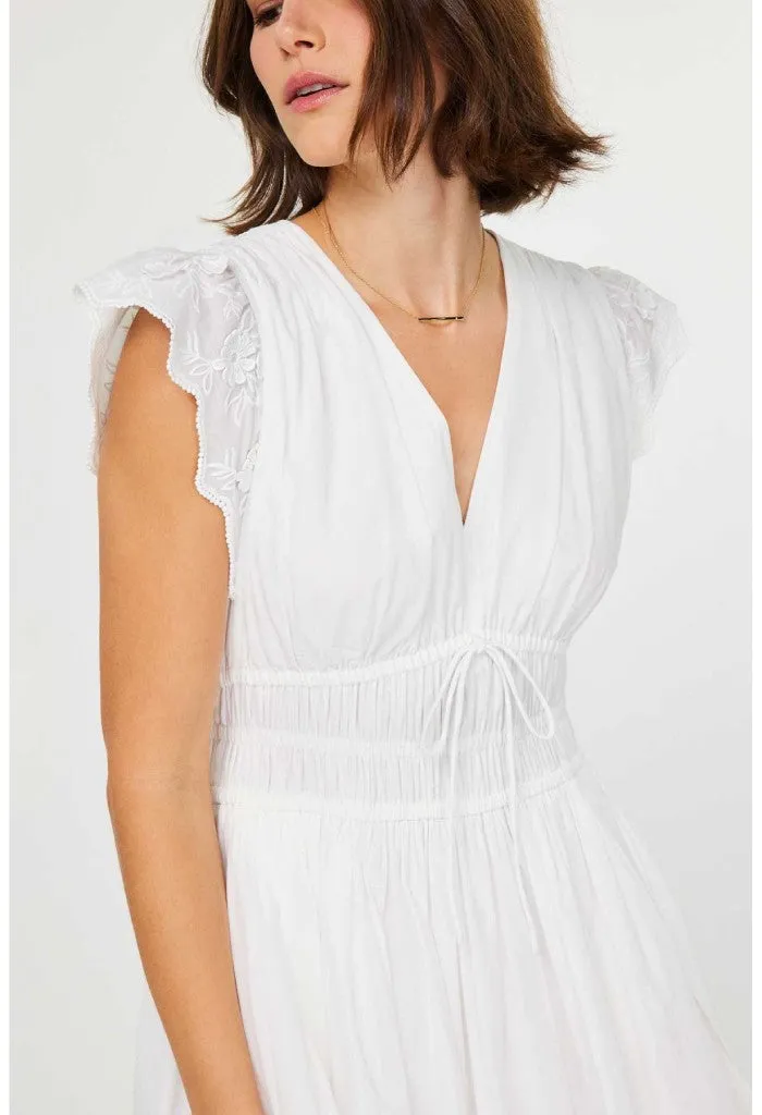Darling Midi Dress-Snow White