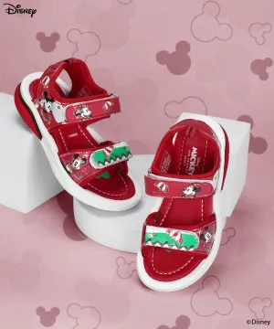 Disney Minnie Mouse DK8007C Kids Sandals Durable and Cushioned Insoles for comfort Fit | Lightweight Everyday Casual Sandals for Kids Ideal for Outdoor Use