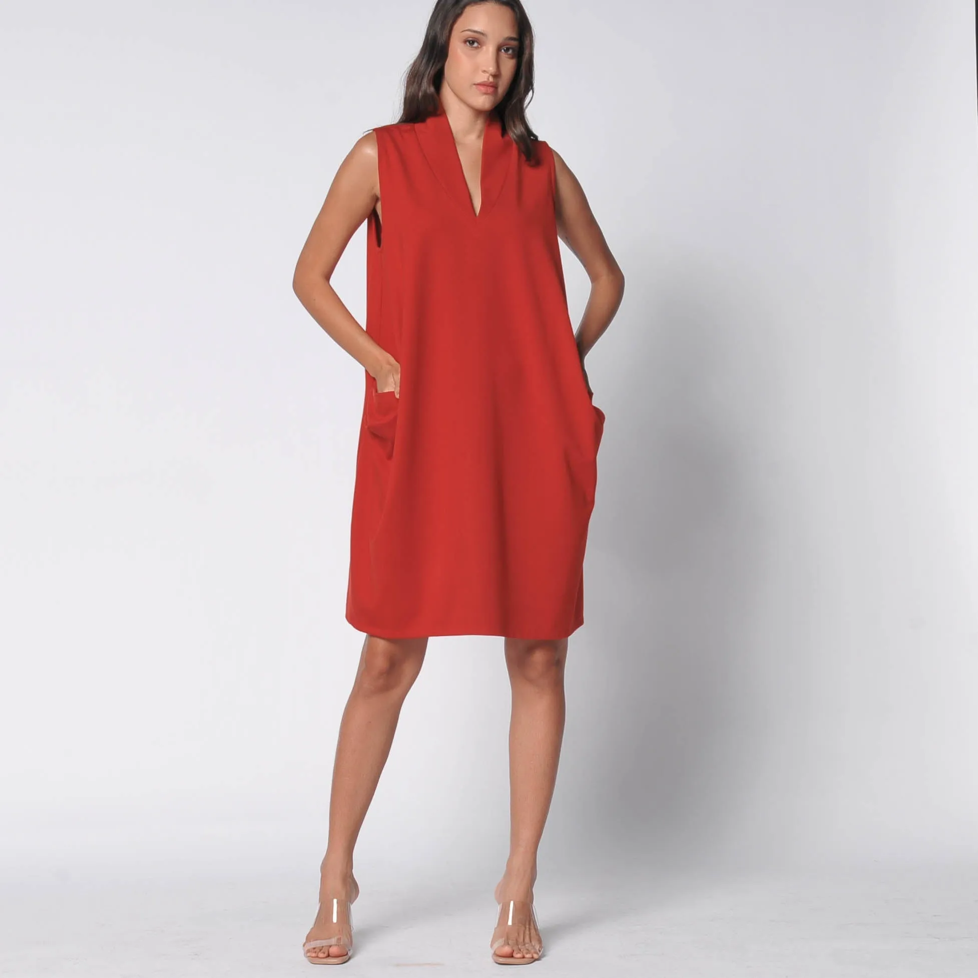 Eliana Sleeveless Shift Dress