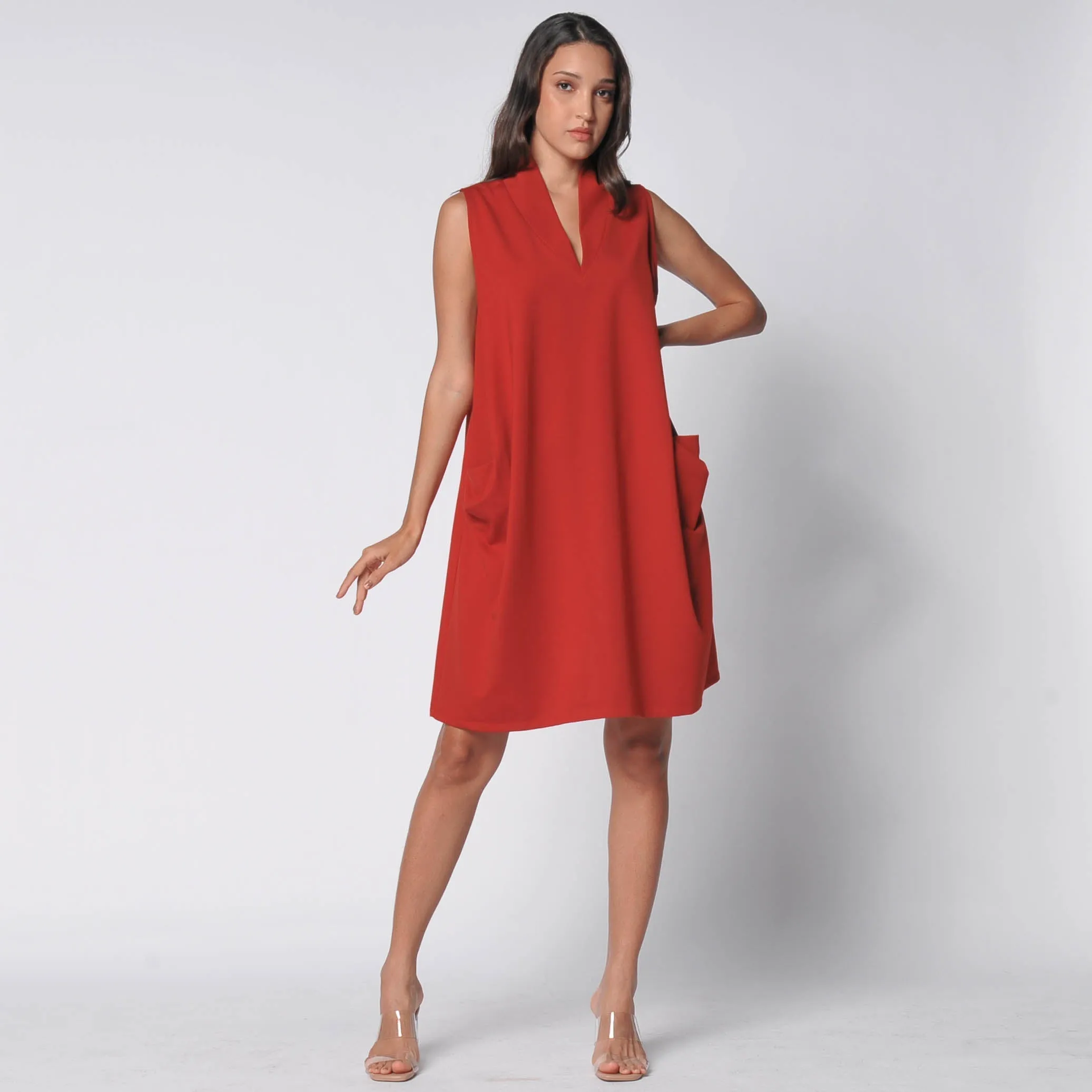 Eliana Sleeveless Shift Dress