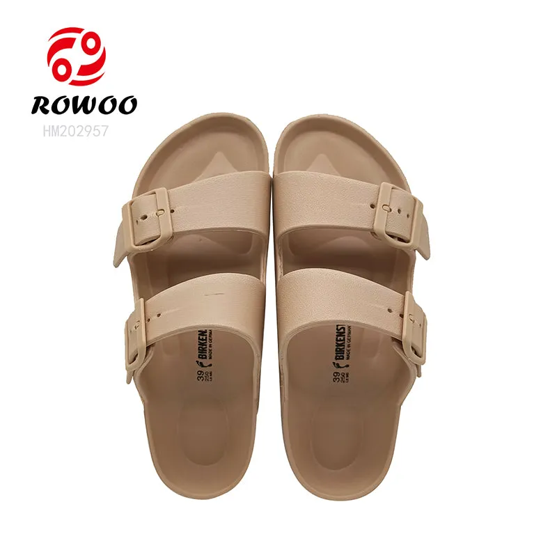 EVA Lightweight Slide Sandals Factory Price Slipper Sandals Anti-slip Women Footwear Shoes