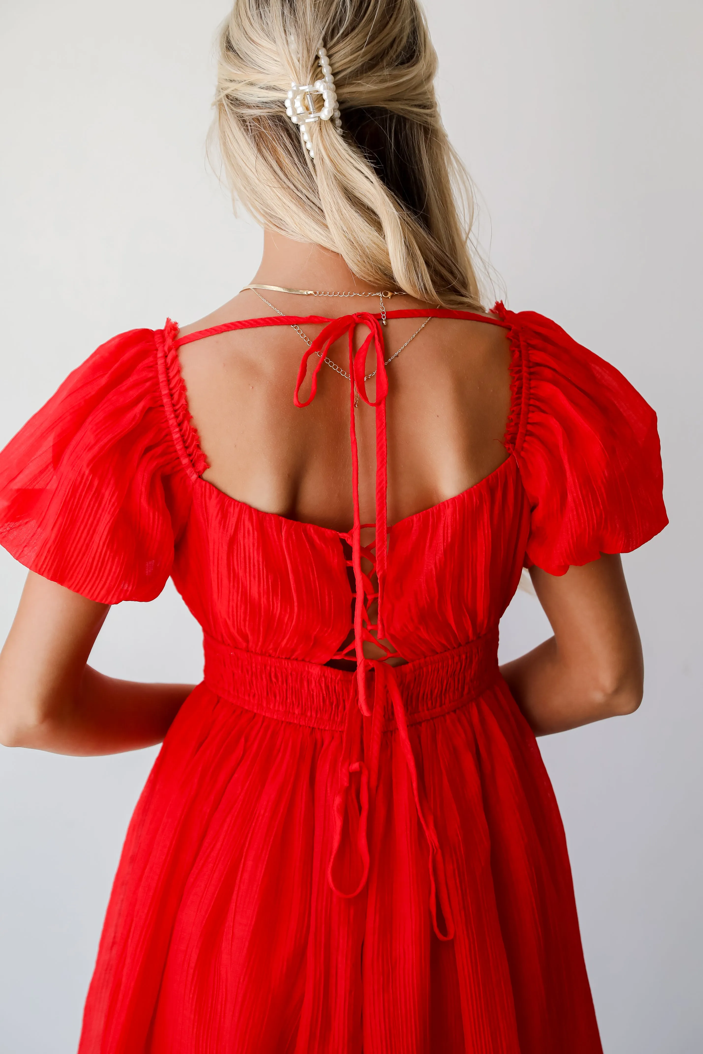 FINAL SALE - Total Crush Red Mini Dress