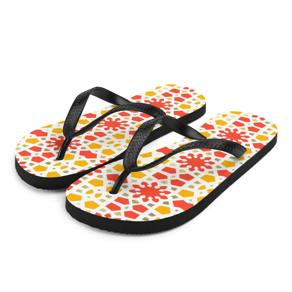 Flip Flops - Arabesque Citrus
