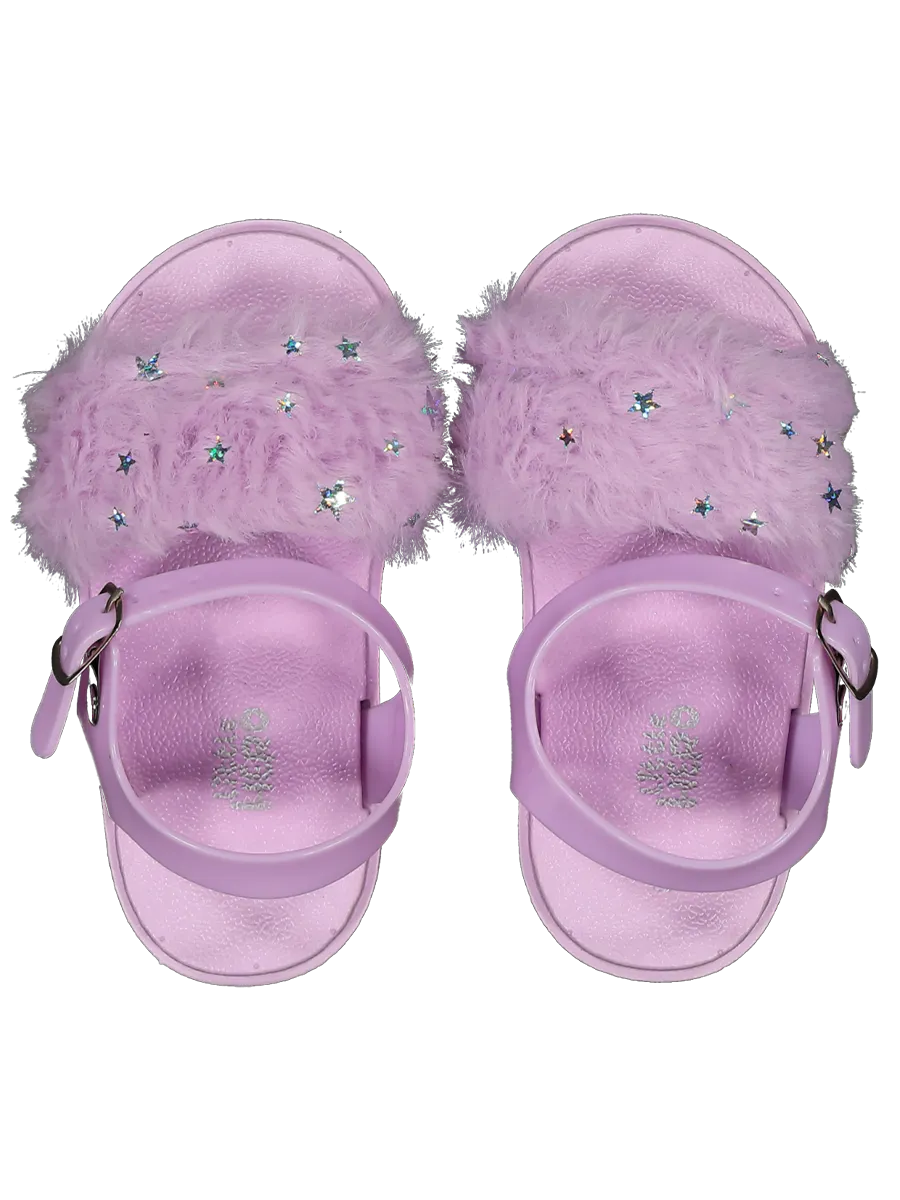 Fur Sandals Baby Girls