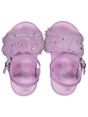 Fur Sandals Baby Girls