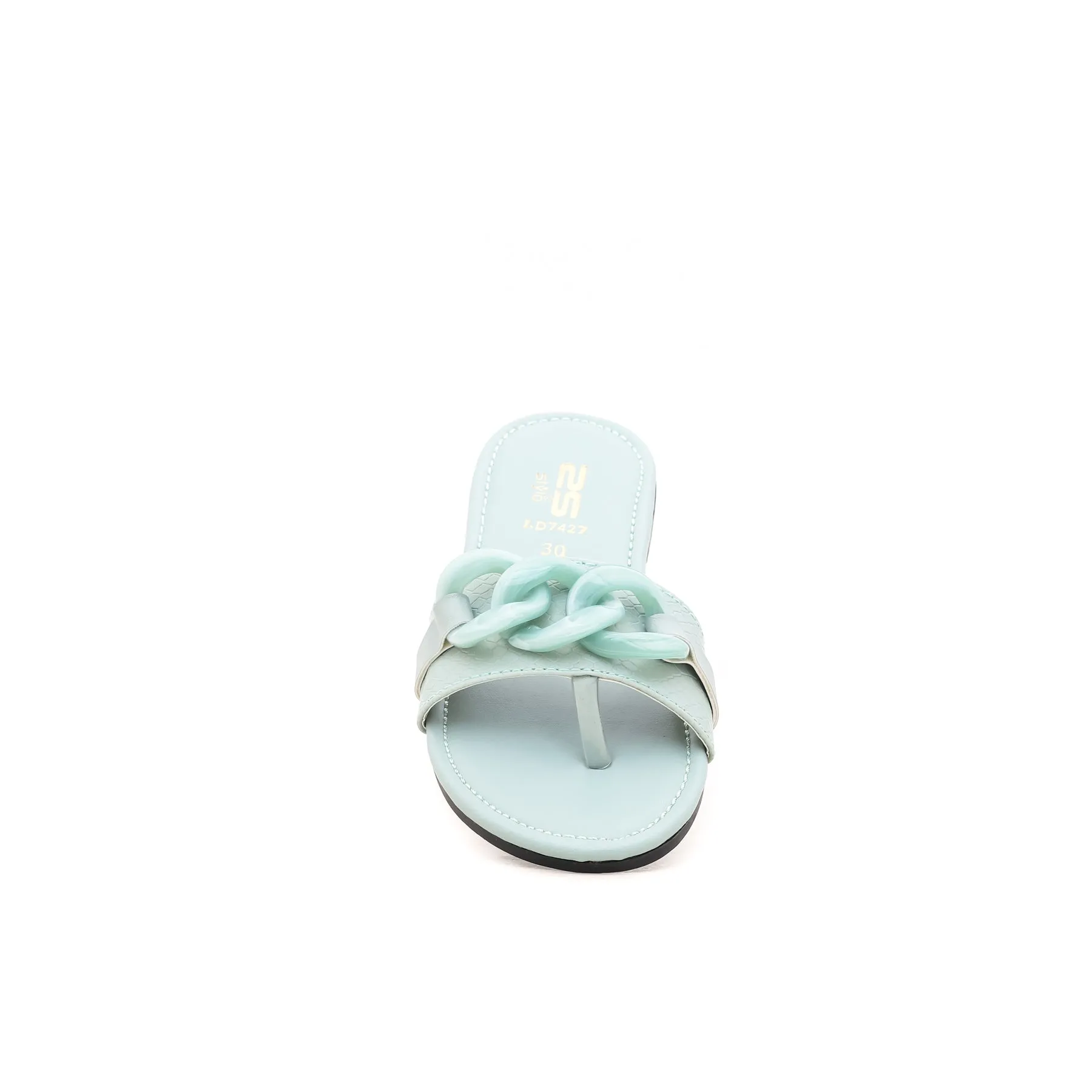 Girls Aqua Green Casual Chappal KD7427