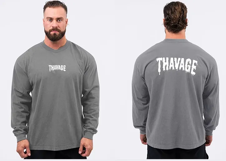 GYM BUDDY POWERLIFTING LONG SLEEVE CREW NECK SWEATSHIRT