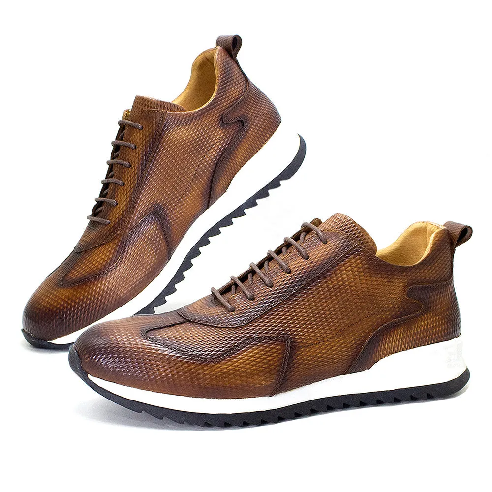 Handcrafted Genuine Leather Oxford Sneakers