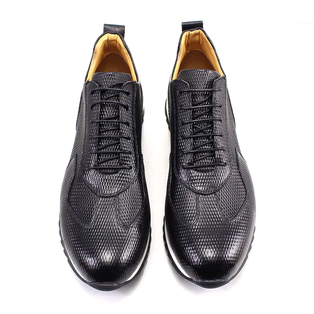 Handcrafted Genuine Leather Oxford Sneakers