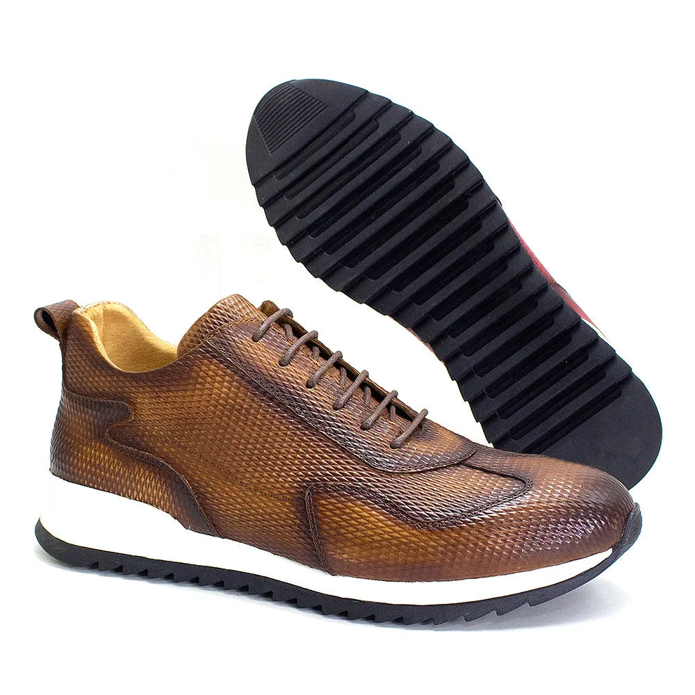 Handcrafted Genuine Leather Oxford Sneakers