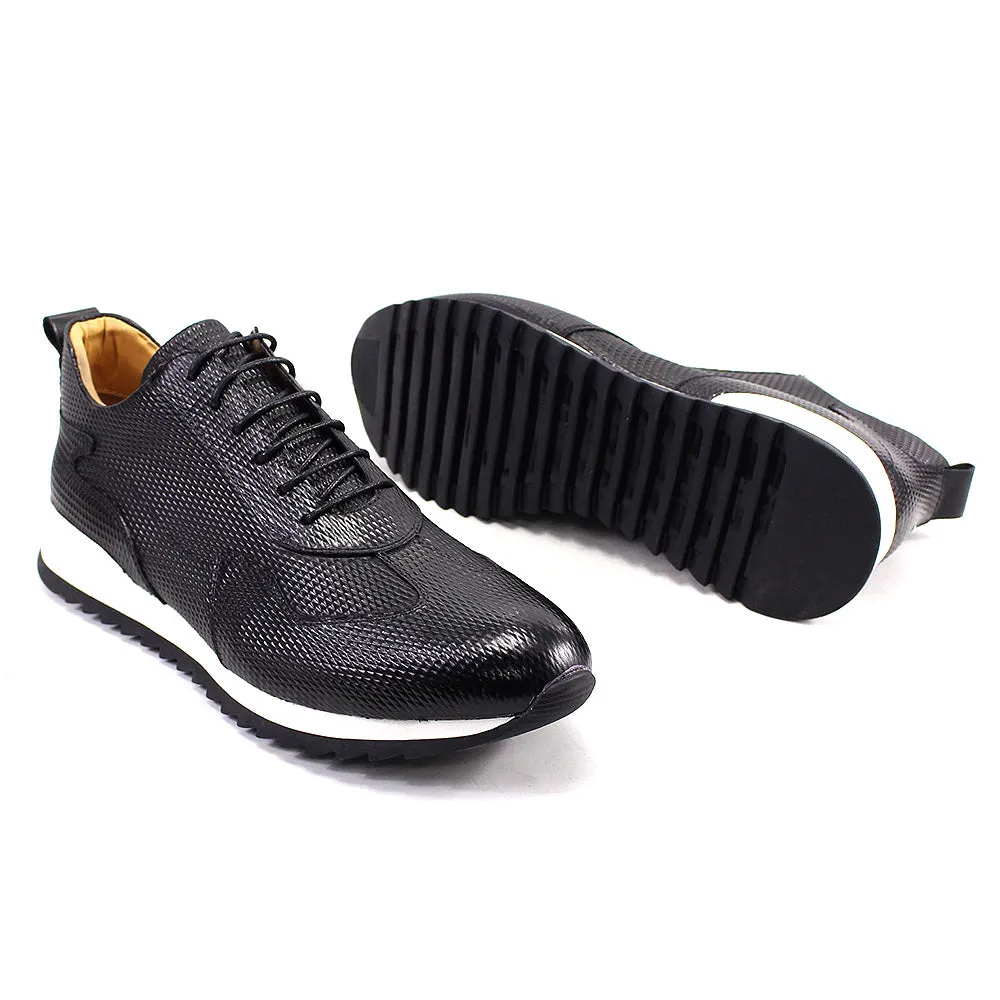 Handcrafted Genuine Leather Oxford Sneakers