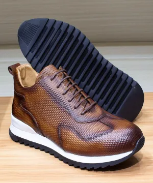 Handcrafted Genuine Leather Oxford Sneakers