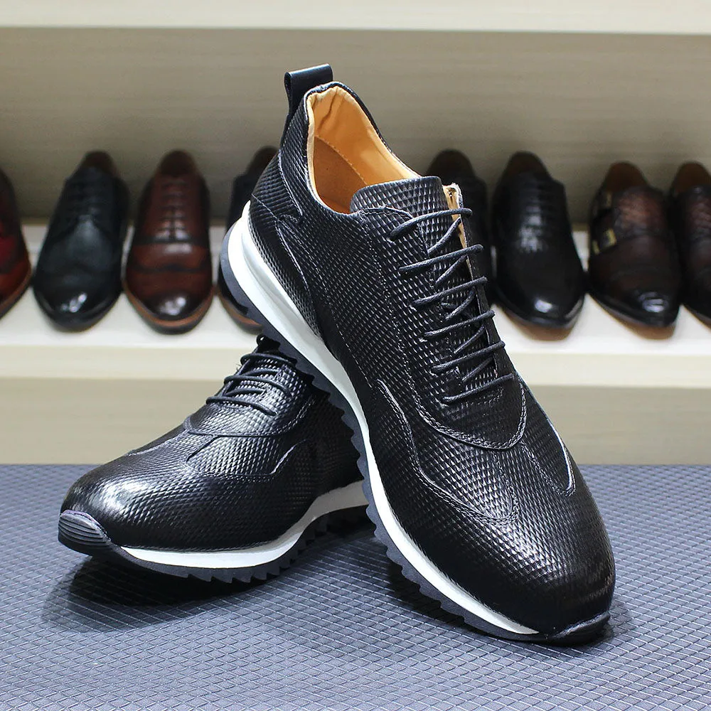 Handcrafted Genuine Leather Oxford Sneakers