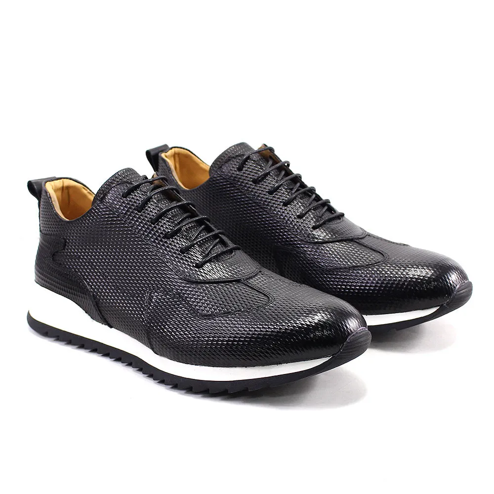 Handcrafted Genuine Leather Oxford Sneakers