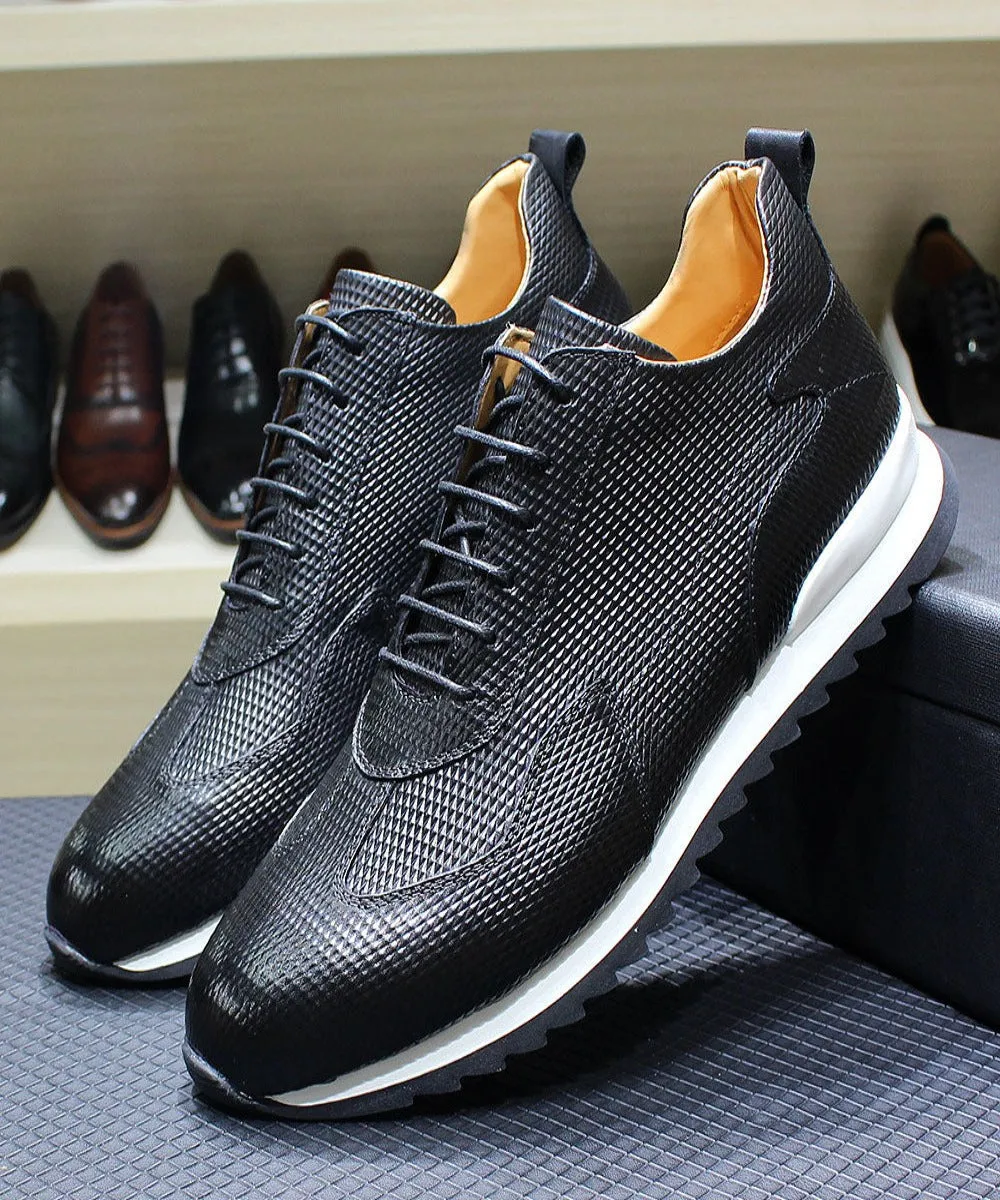 Handcrafted Genuine Leather Oxford Sneakers